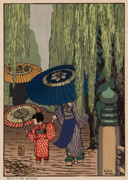Lilian May Miller - Rain in the Willows